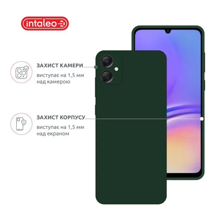 Чохол до мобільного телефона Intaleo SoftShell Samsung Galaxy A06 Dark Green (1283126609503) зображення 3