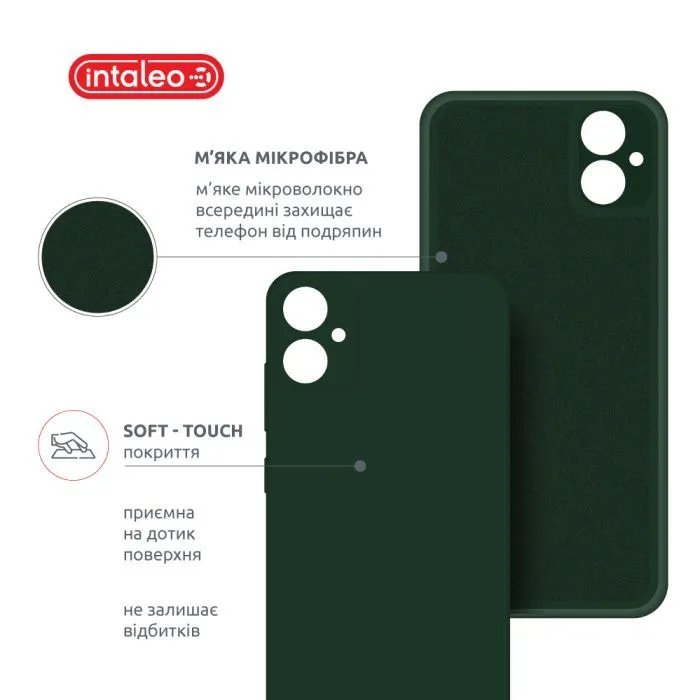 Чохол до мобільного телефона Intaleo SoftShell Samsung Galaxy A06 Dark Green (1283126609503) зображення 5