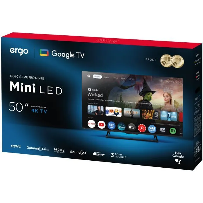 Телевізор Ergo 50MQD90 Game PRO зображення 9