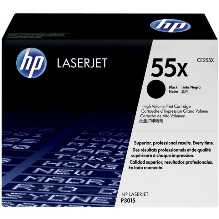 Картридж HP LJ  55X P3015 series black (max) (CE255X)