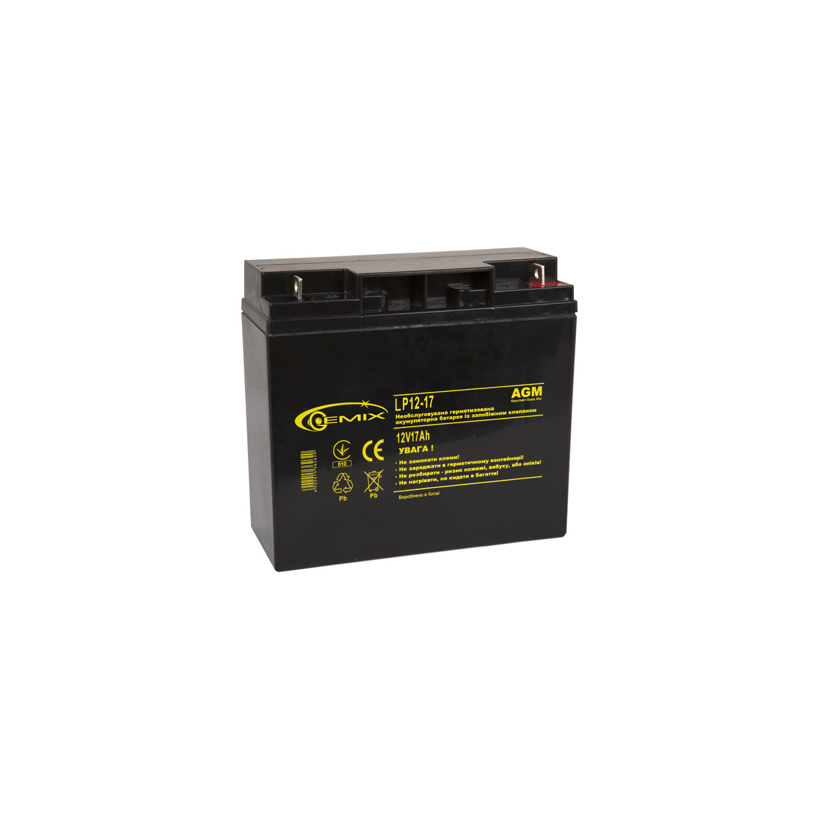 Батарея до ДБЖ Gemix 12В 17 Ач (LP12-17)