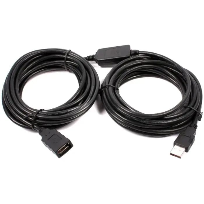 Дата кабель USB 2.0 AM/AF 25m active Viewcon (VV 043-25м.)