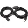 Дата кабель USB 2.0 AM/AF 25m active Viewcon (VV 043-25м.)