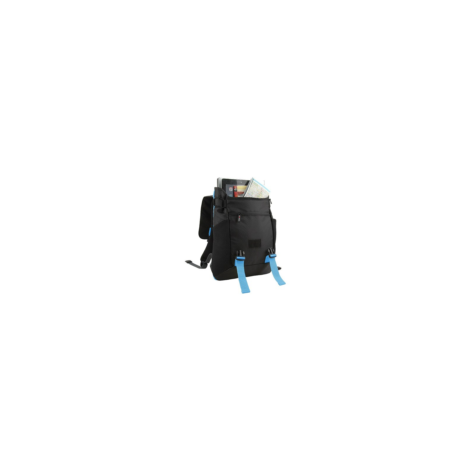 Рюкзак для ноутбука Crown 15.6 Harmony black and blue (BPH3315BBU) изображение 2