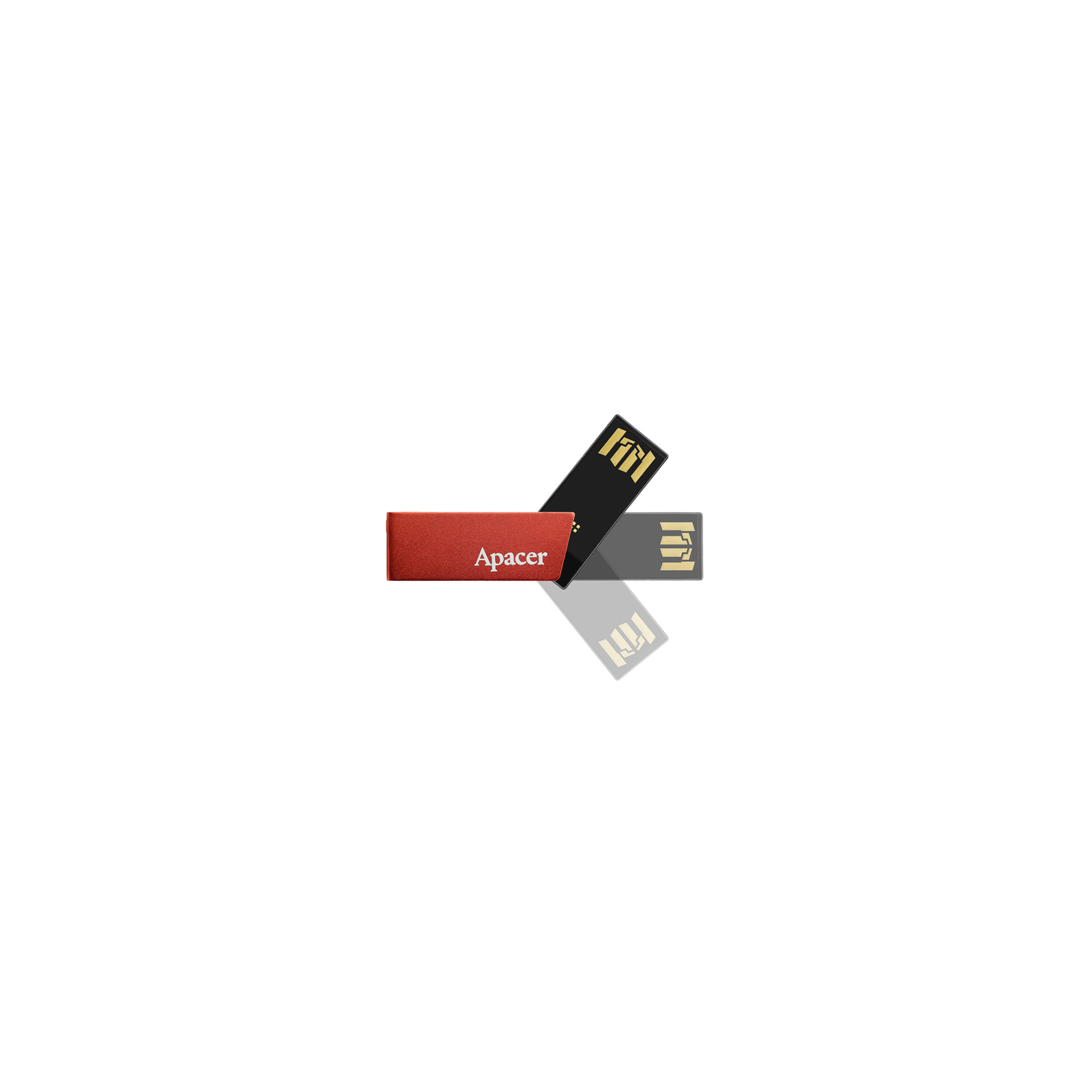 USB флеш накопитель Apacer 16GB AH130 Red RP USB2.0 (AP16GAH130R-1) изображение 3