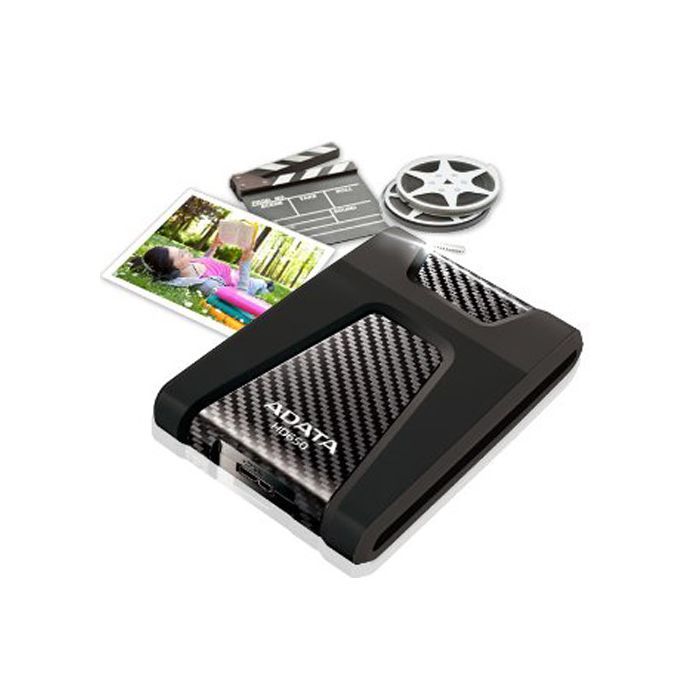 Зовнішній жорсткий диск 2.5" 1TB ADATA (AHD650-1TU3-CBK) зображення 4