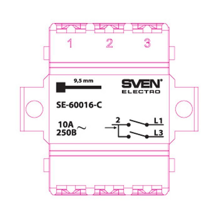 Выключатель Sven SE-60016-C cream (7100040) изображение 3