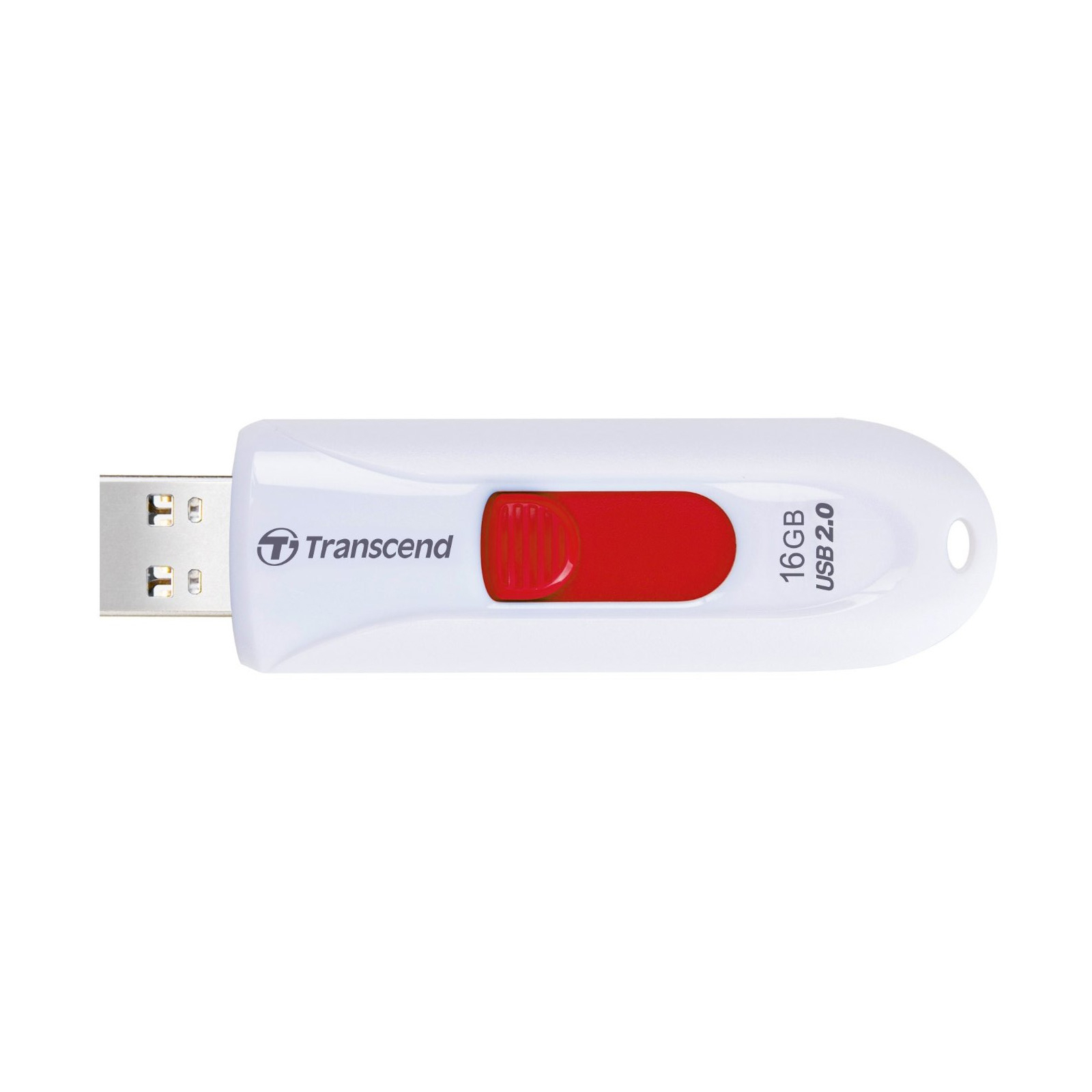 USB флеш накопичувач Transcend 16GB JetFlash 590 White USB 2.0 (TS16GJF590W) зображення 2