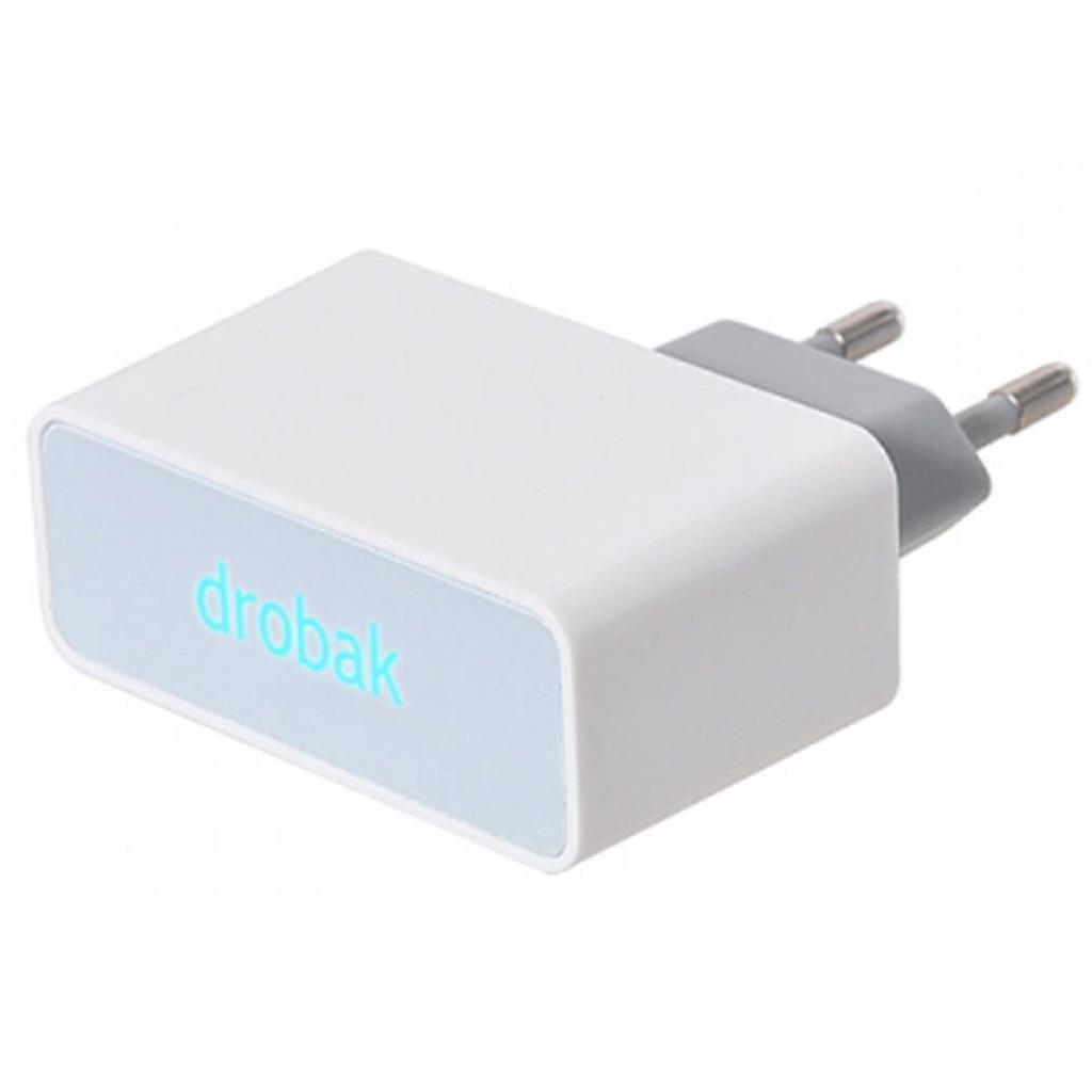 Зарядний пристрій Drobak Dual 220V-USB 5V*2.1A (905313)