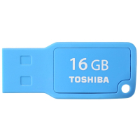 USB флеш накопитель Toshiba 16GB Mikawa Cyan USB 2.0 (THN-U201C0160M4)