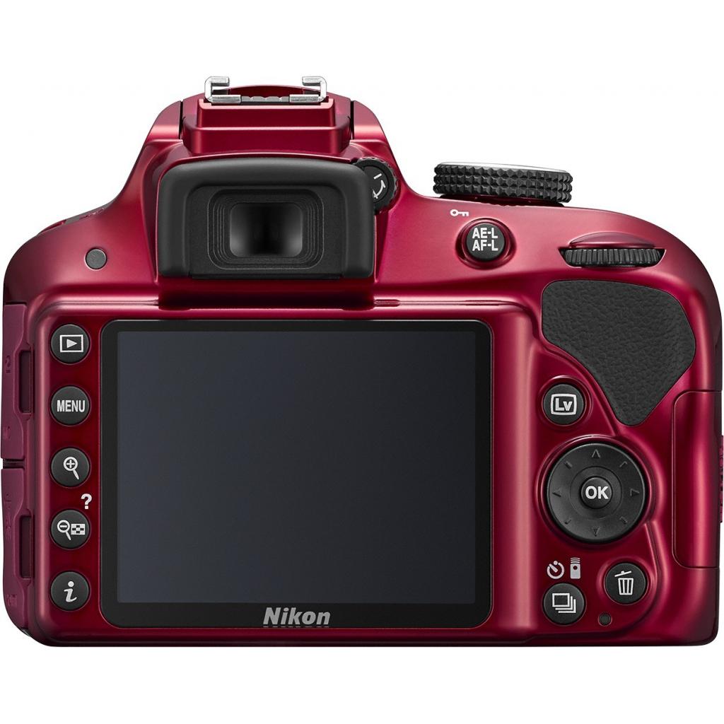 Цифровий фотоапарат Nikon D3300 Kit 18-55 VR AF-P Red (VBA391K002) зображення 3