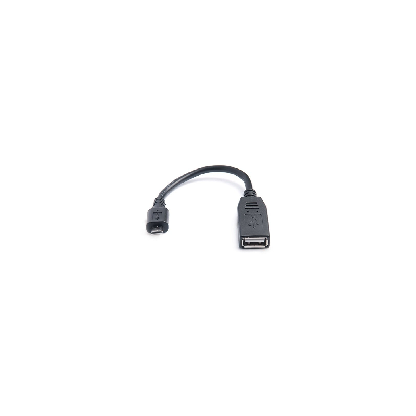 Дата кабель OTG USB 2.0 AF to Micro 5P 0.1m REAL-EL (EL123500014) зображення 2