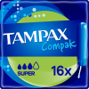 Тампони Tampax Compak Super з аплікатором 16 шт. (4015400219712/4015400219743)