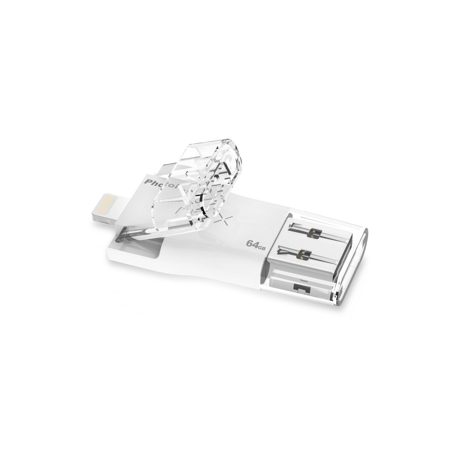USB флеш накопитель PhotoFast 64GB i-Flashdrive MAX White USB/Lightning (IFDMAX64GB)
