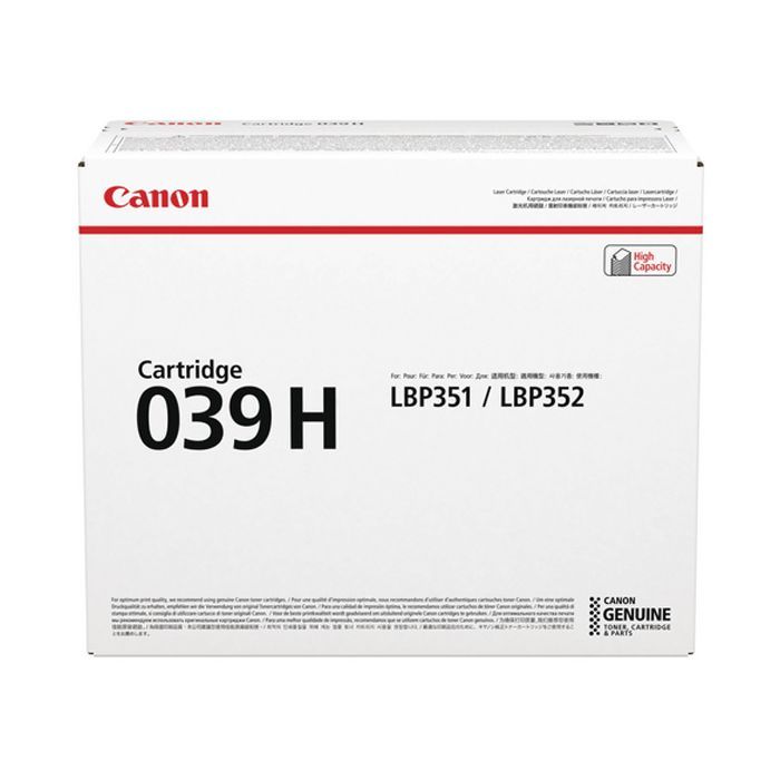 Тонер Canon 039H Black (0288C001)