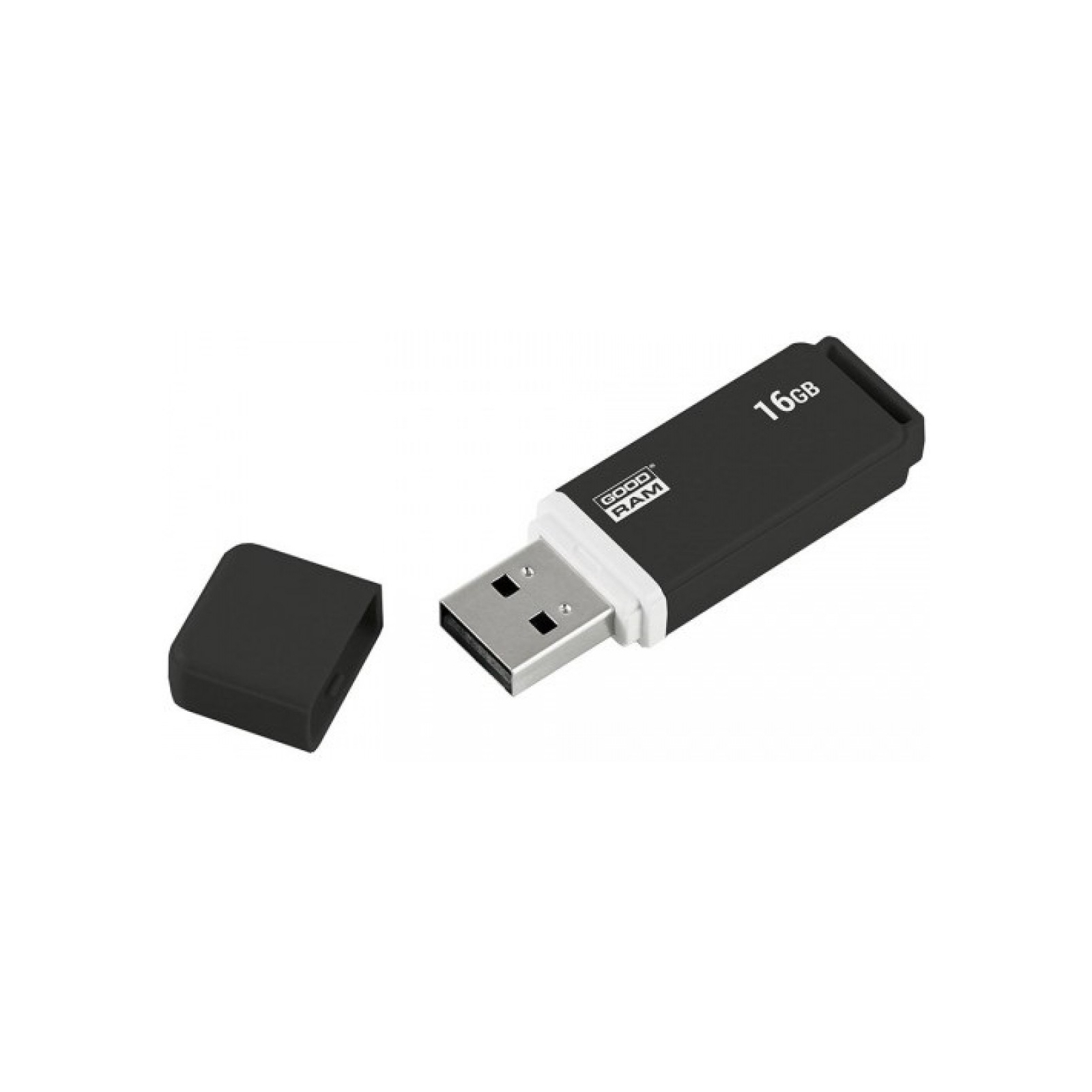 USB флеш накопичувач Goodram 16GB UMO2 Graphite USB 2.0 (UMO2-0160E0R11) зображення 3