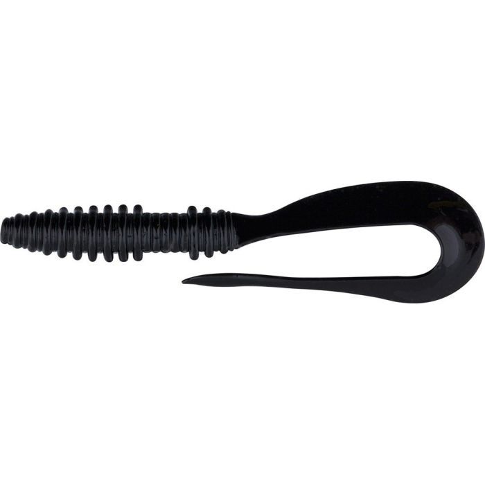 Силикон рыболовный Keitech Mad Wag Mini 3.5" (10 шт/упак) ц:001 black (1551.07.49)