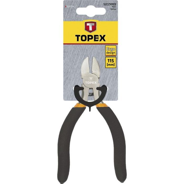 Кусачки Topex боковые прецесизионные, 115 мм (32D724) изображение 2