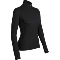 Термофутболка Icebreaker BF 200 Chakra Zip WMN black M (IBE 124 001 M)