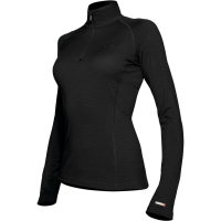 Термофутболка Icebreaker BF 200 Chakra Zip WMN black M (IBE 124 001 M) изображение 2