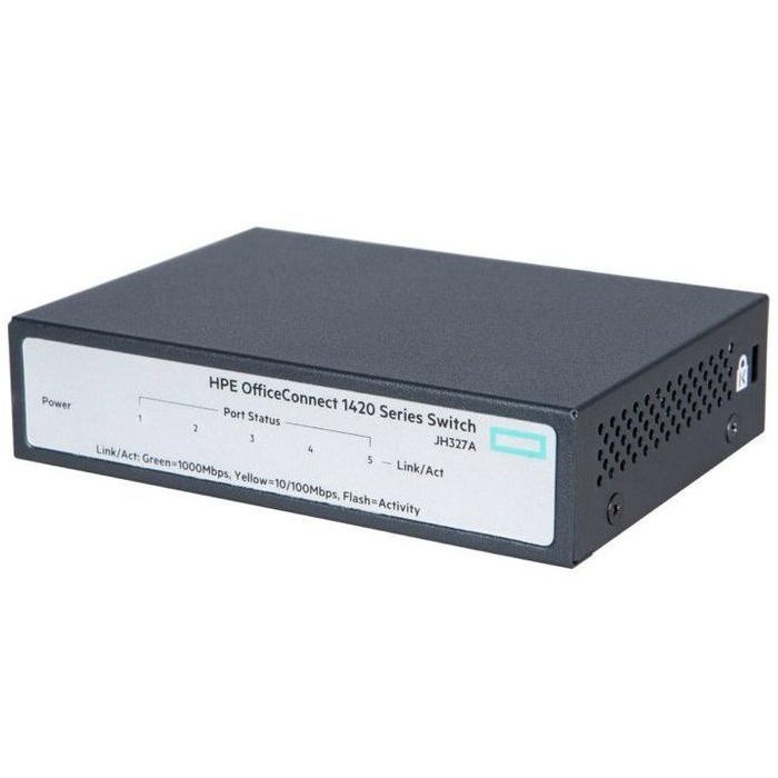 Коммутатор сетевой HP 1420-5G (JH327A) изображение 3