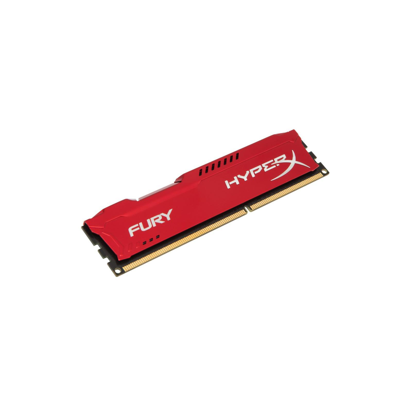Модуль пам'яті для комп'ютера DDR4 8GB 2933 MHz HyperX FURY Red Kingston Fury (ex.HyperX) (HX429C17FR2/8) зображення 2