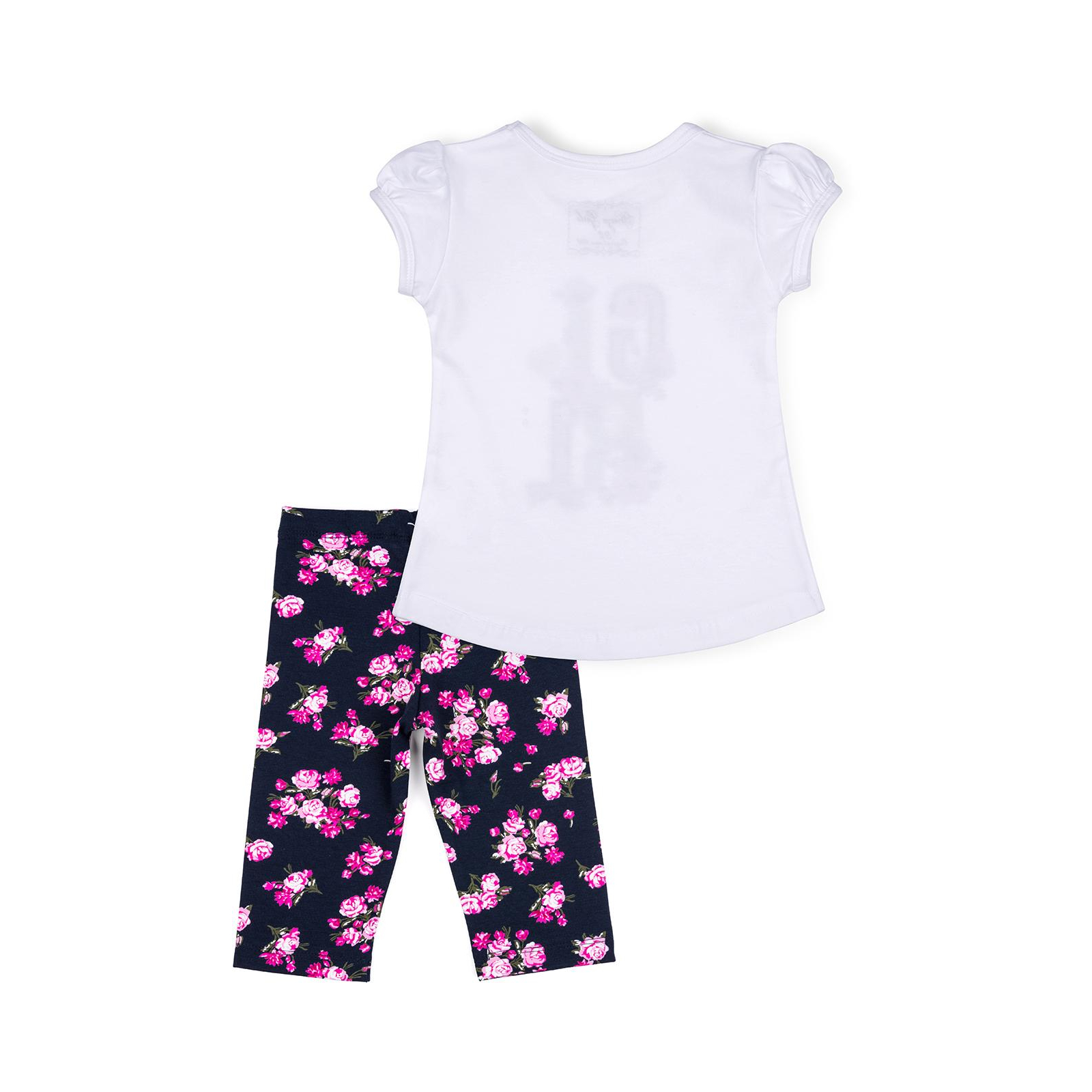 Набор детской одежды Breeze в цветочки (6198-104G-peach) изображение 4