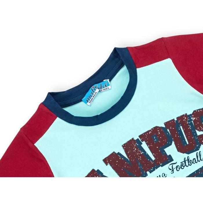Піжама дитяча Matilda "CAMPUS" (7500-122B-blue) зображення 7
