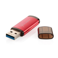 USB флеш накопитель eXceleram 128GB A3 Series Red USB 3.1 Gen 1 (EXA3U3RE128) изображение 5
