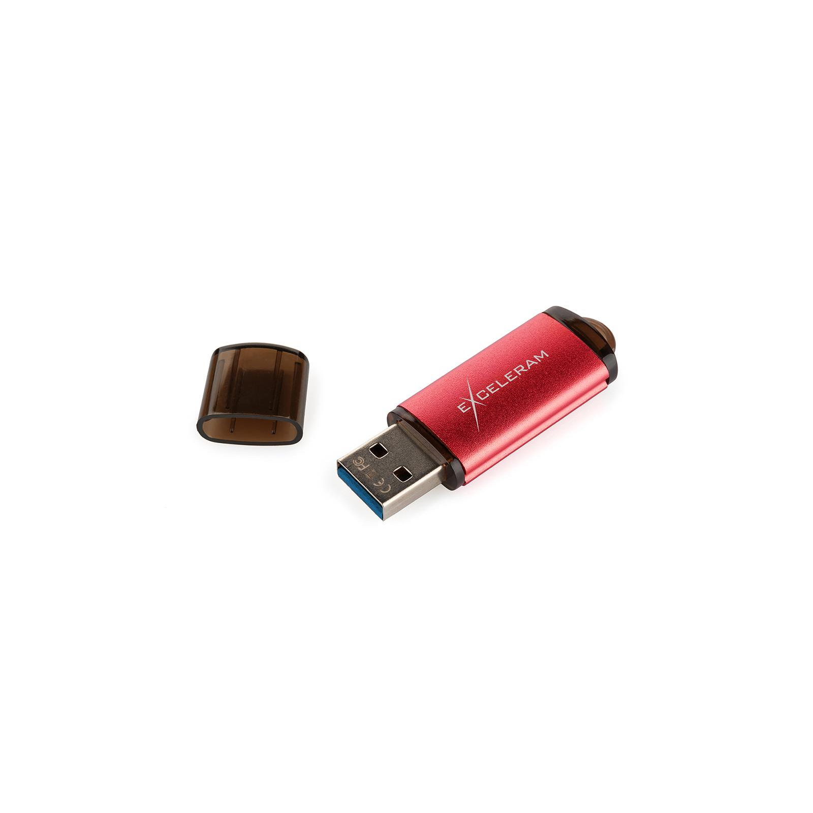 USB флеш накопитель eXceleram 128GB A3 Series Red USB 3.1 Gen 1 (EXA3U3RE128) изображение 6