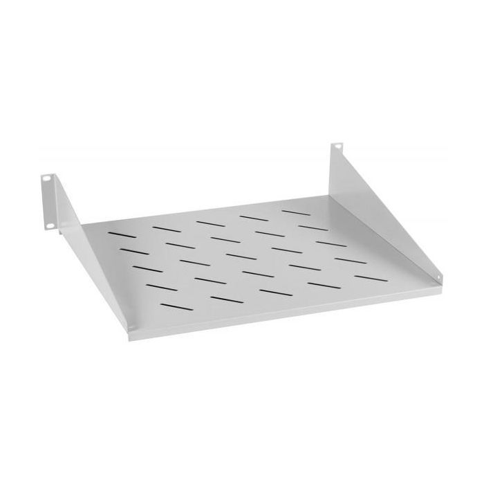 Полка 19" Hypernet 2U глуб. 400мм, цвет серый (CS-400-2U)