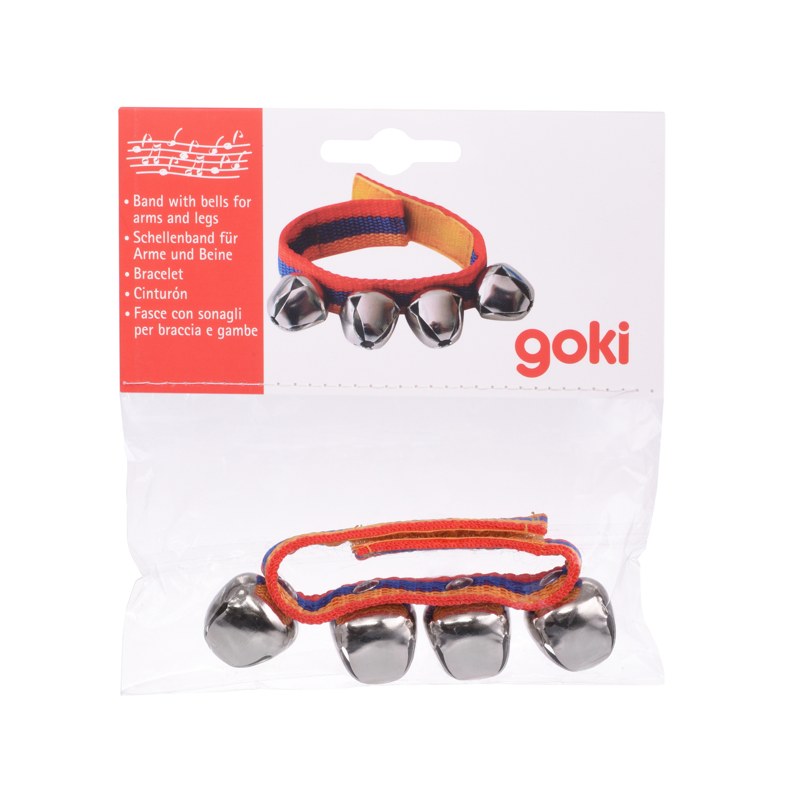 Музыкальная игрушка Goki Бубенчик с липучкой (61996G) изображение 6