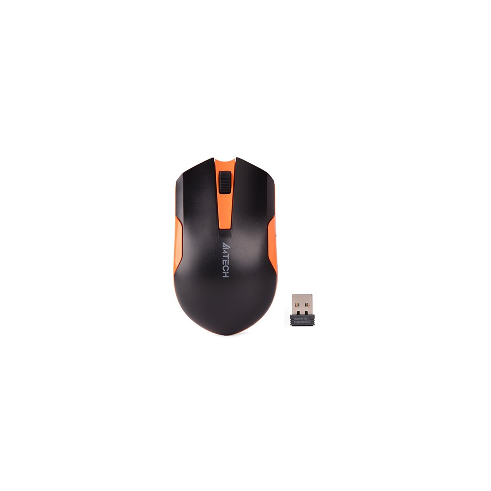 Мишка A4Tech G3-200N Black+Orange зображення 5