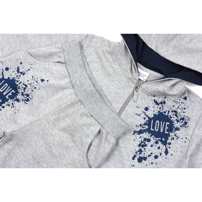 Спортивний костюм дитячий Breeze "LOVE" (9722-164G-gray) зображення 3