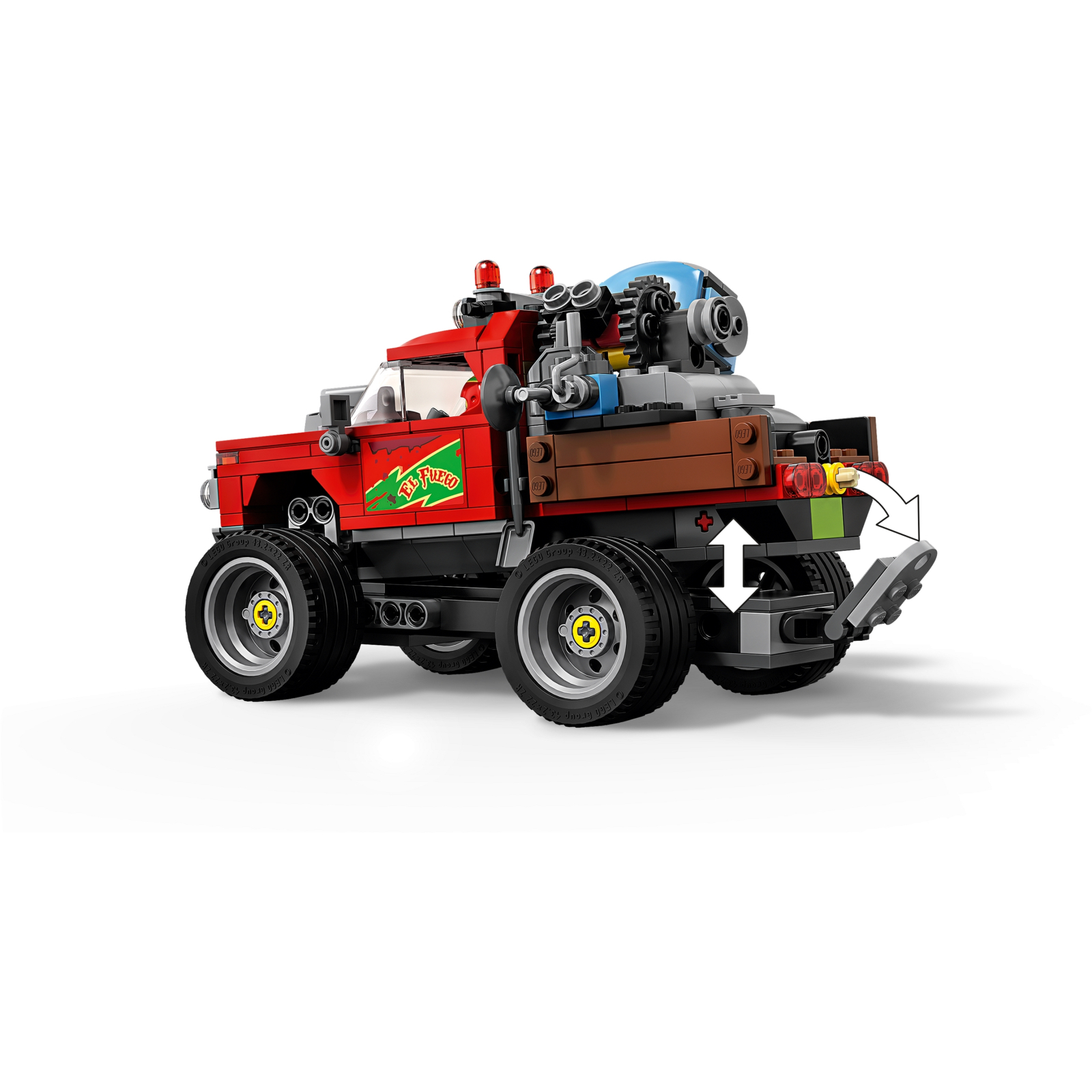 Конструктор LEGO Hidden Side Трюкова вантажівка Ель-Фуего (70421) зображення 3
