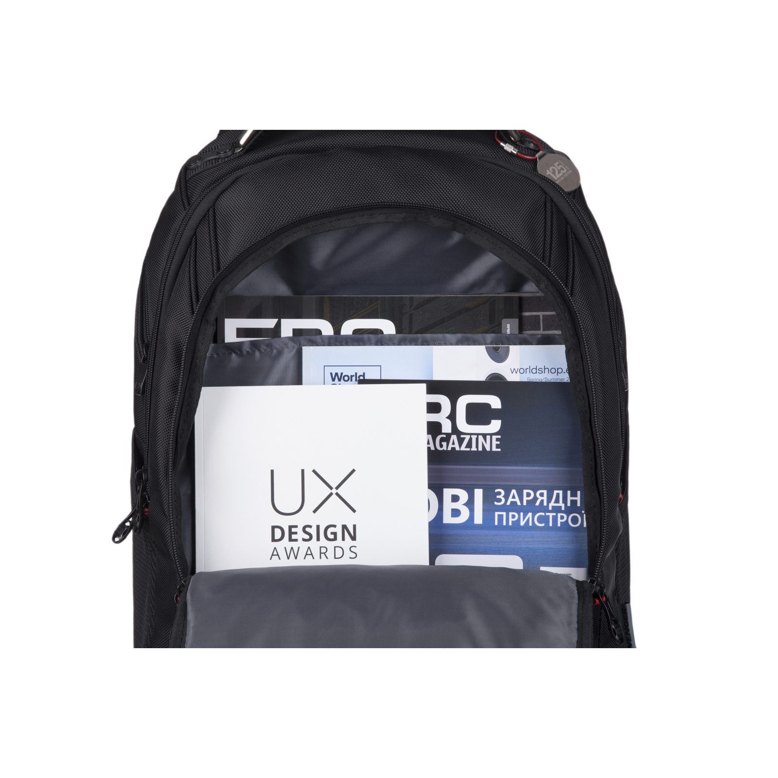 Рюкзак для ноутбука Wenger 16" Ibex 125th Slim Black (605500) изображение 9
