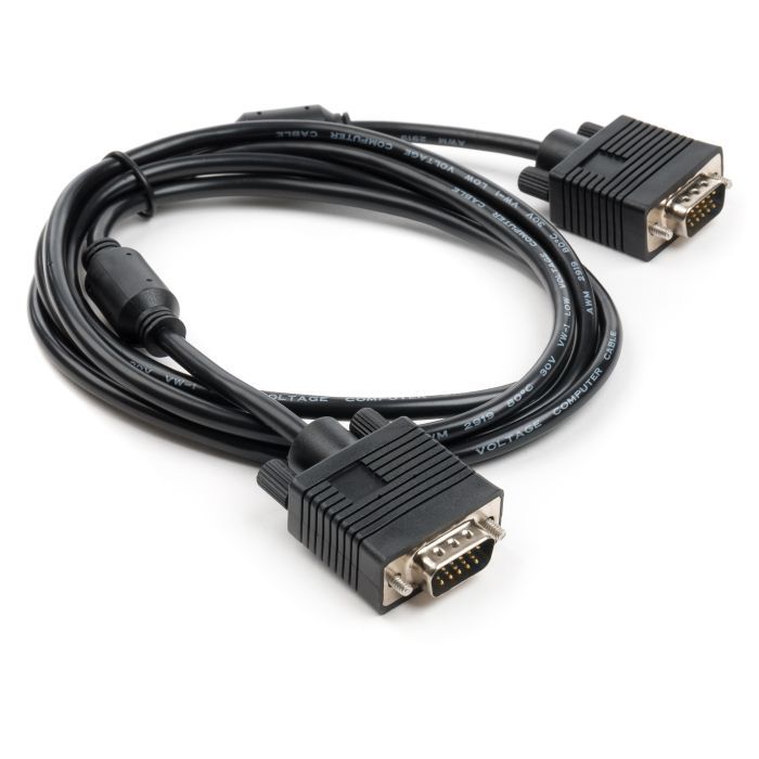 Кабель мультимедийный VGA 1.8m Vinga (VCPVGAMM1.8) изображение 3