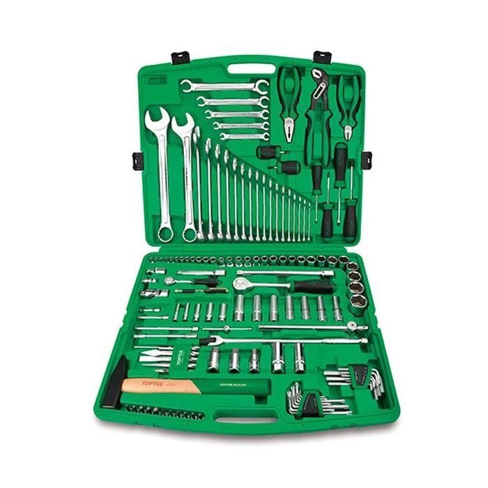 Набор инструментов Toptul професійний 1/4",1/2", ключі 6-32мм 130 од. (GCAI130T)