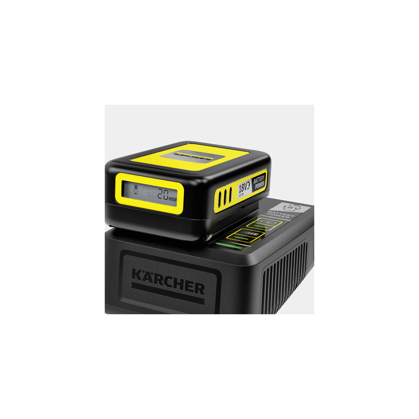 Зарядное устройство для аккумуляторов инструмента Karcher 18 В 2.5Ач (2.445-032.0) изображение 5
