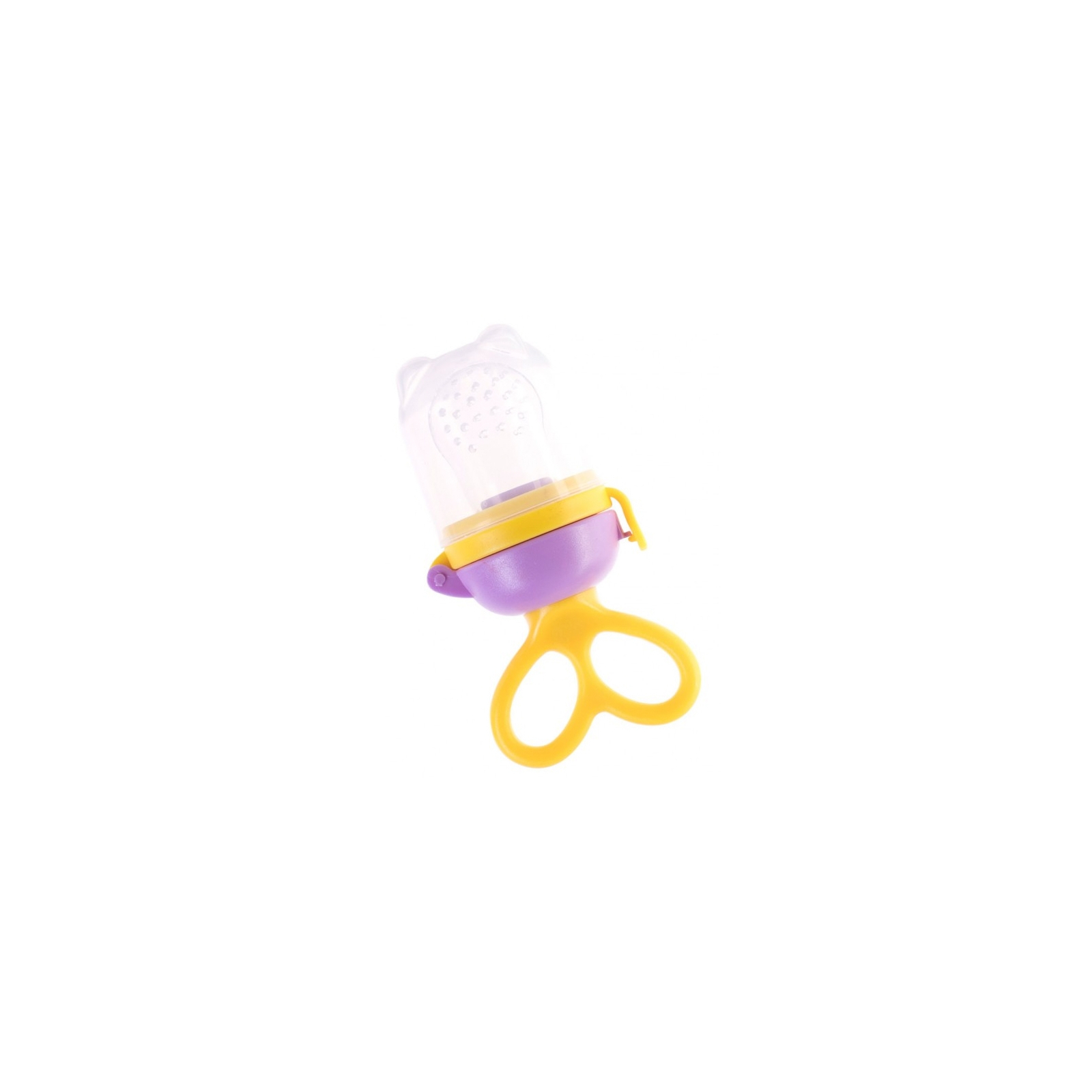 Ниблер Baby Team силиконовый Желто-фиолетовый (6203_желто-фиолет)