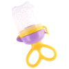 Ниблер Baby Team силиконовый Желто-фиолетовый (6203_желто-фиолет)