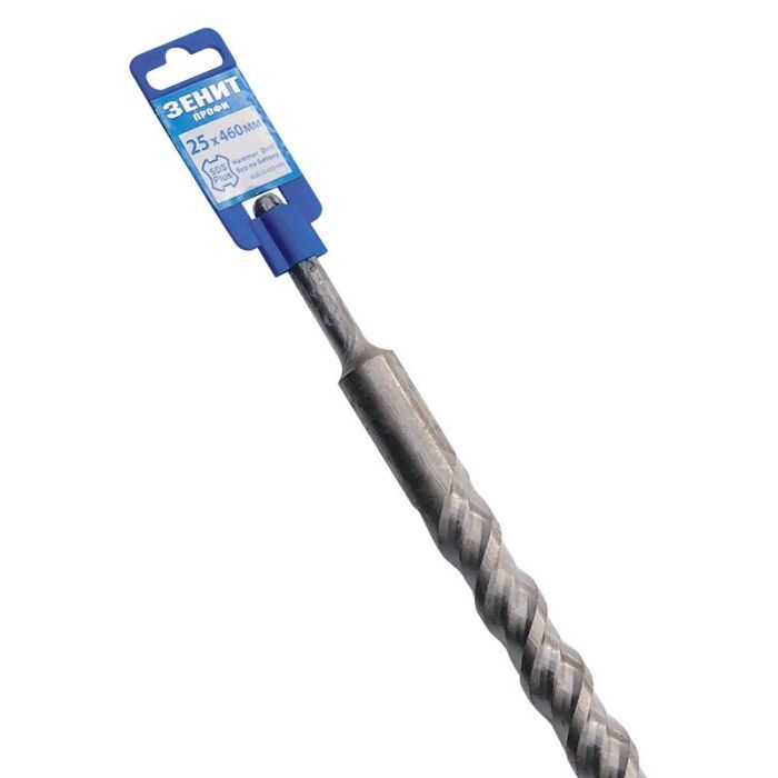 Бур Зеніт "ПРОФІ" SDS-Plus 25x800 мм, спіраль 4S (20025800) зображення 3