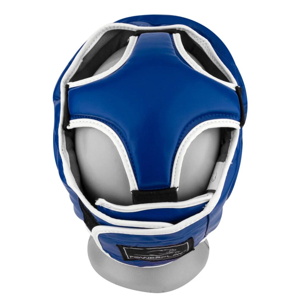 Боксерский шлем PowerPlay 3068 S Blue/White (PP_3068_S_Blue/White) изображение 4