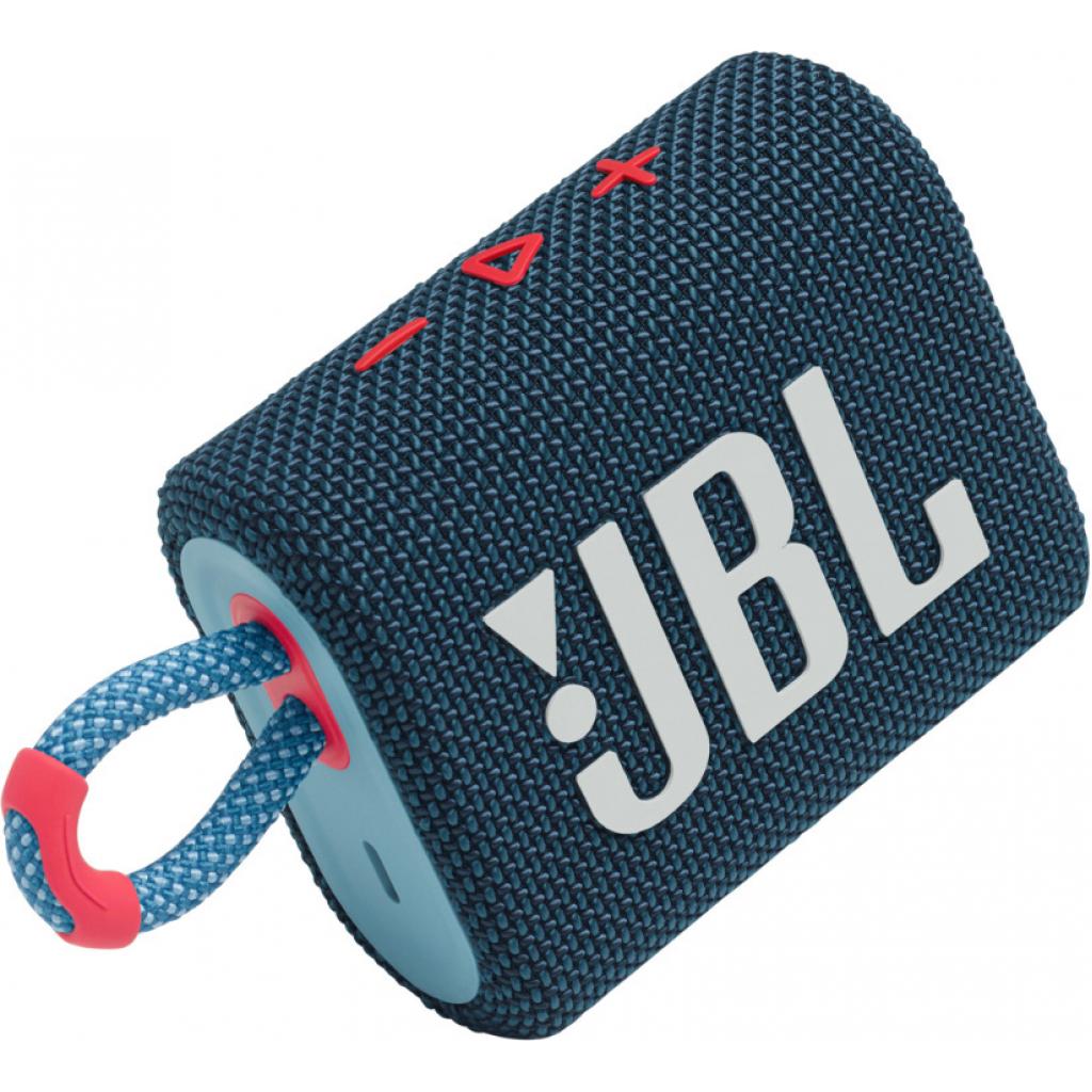 Акустична система JBL Go 3 Blue (JBLGO3BLU) зображення 10