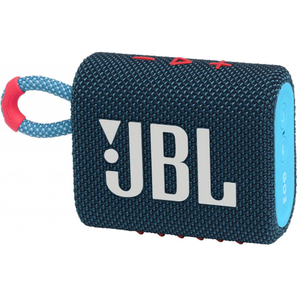 Акустическая система JBL Go 3 Blue (JBLGO3BLU) изображение 2