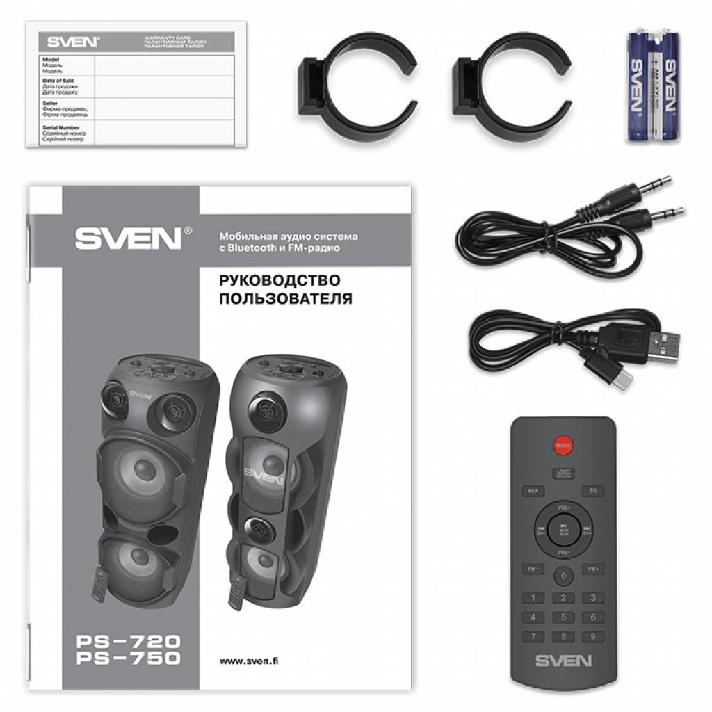 Акустична система Sven PS-750 Black зображення 10