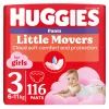 Подгузники Huggies Little Movers/Pants 3 M-Pack 6-11 кг для девочек 116 шт (5029054568033)