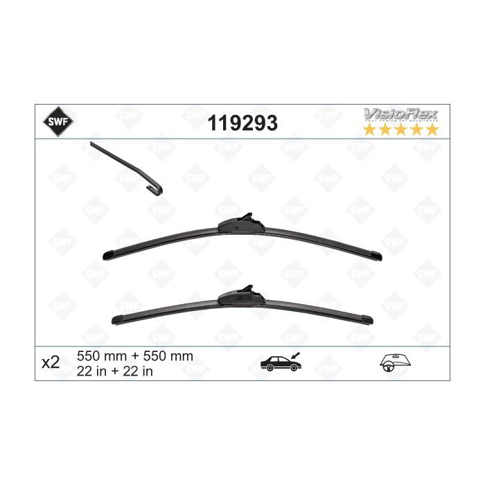 Щетка стеклоочистителя SWF 119293