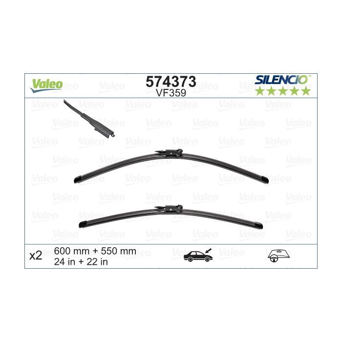 Щітка склоочисника Valeo 574373