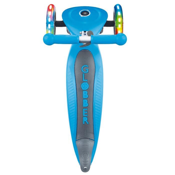 Самокат Globber Primo Foldable Lights Led голубой (432-101-2) изображение 2